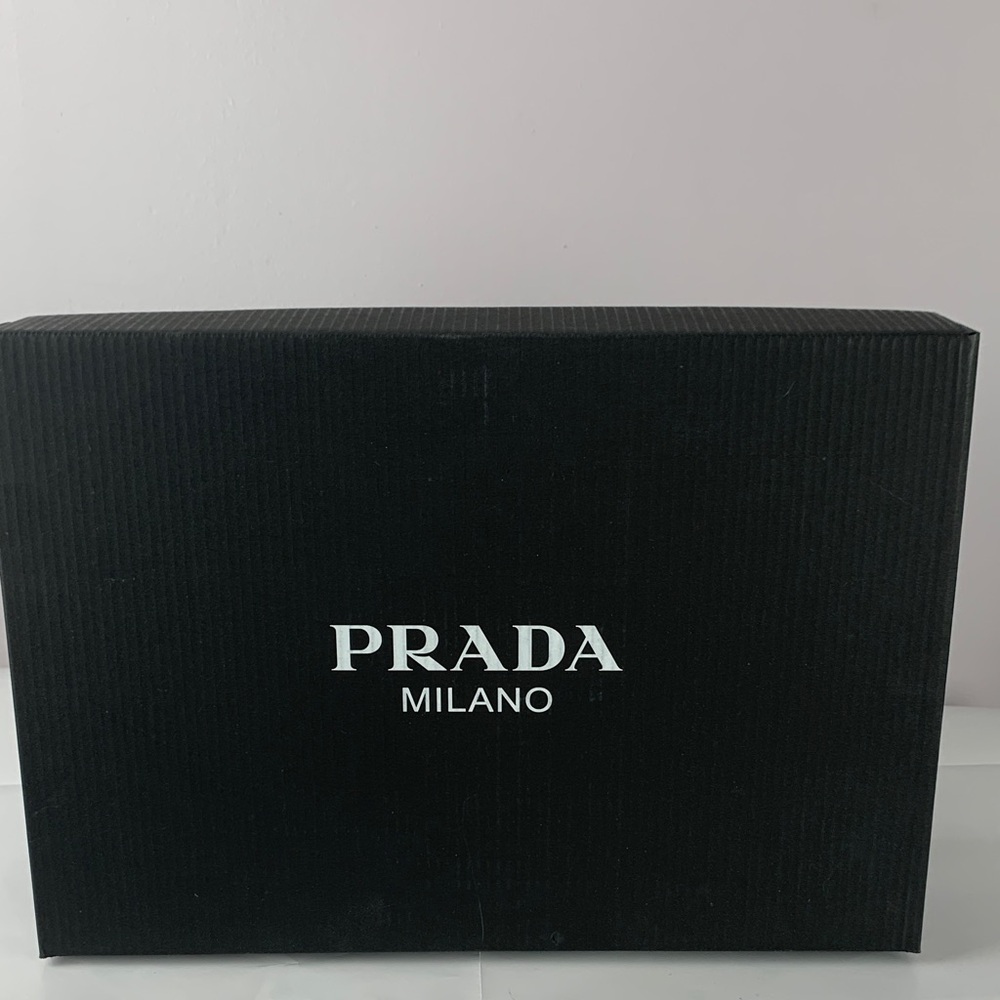 Prada Black gift box Textured Box 13 x9 x 4